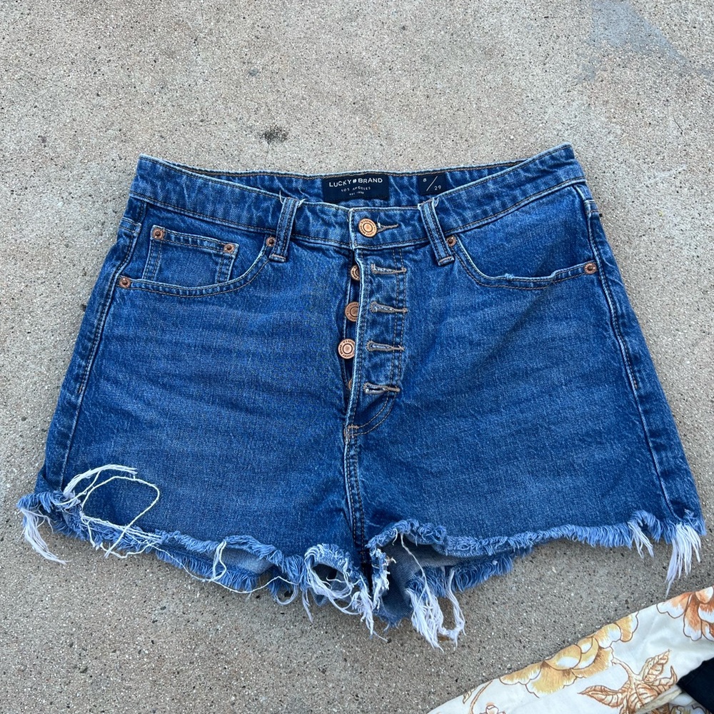 Lucky Brand Pins Denim Shorts